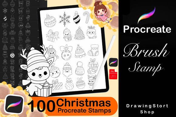 100 Procreate Christmas Stamps: A Complete Guide for Digital Artists
