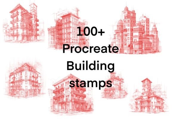 116 Procreate Building Brushes Stamps: Unlock Your Architectural Artistry