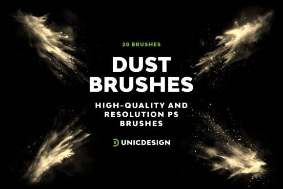 Dust Photoshop Brushes for Realistic Effects