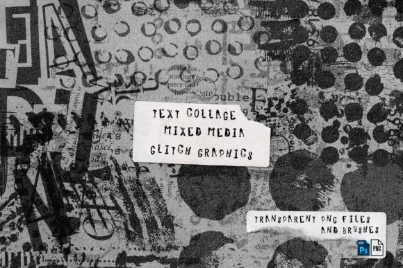 Elevating Digital Art with Mixed Media, Glitch Graphics, and Text Collages