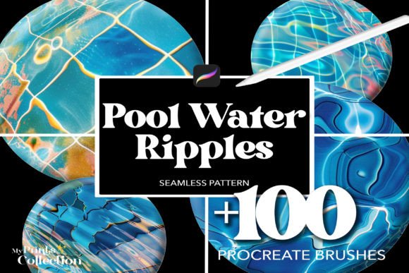 Evaluating the 100 Procreate Water Pool Ripples Brush Set for Digital Artists