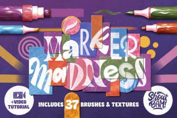 Marker Madness Procreate Brush Set Review