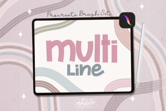 Multiline Procreate Brushes: Elevate Your Design