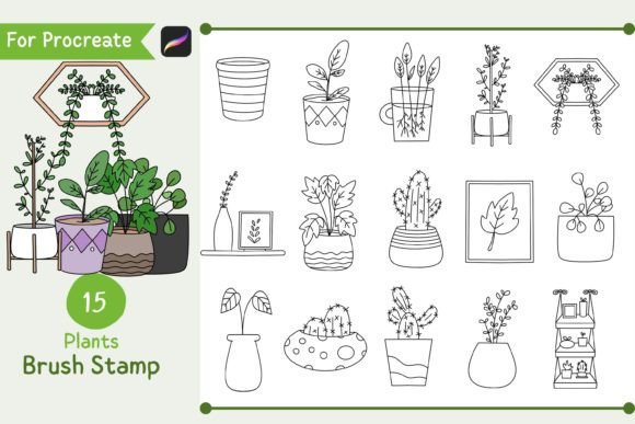 Procreate Brush Stamp Plants: Elevating Digital Illustration with Organic Textures