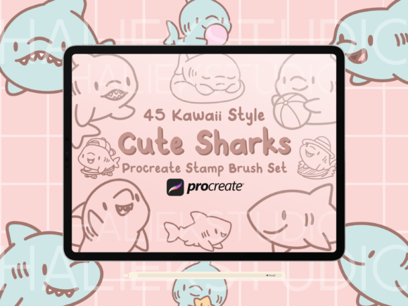 Sharks Procreate Stamp Brush Set: A Strategic Asset for Digital Creators